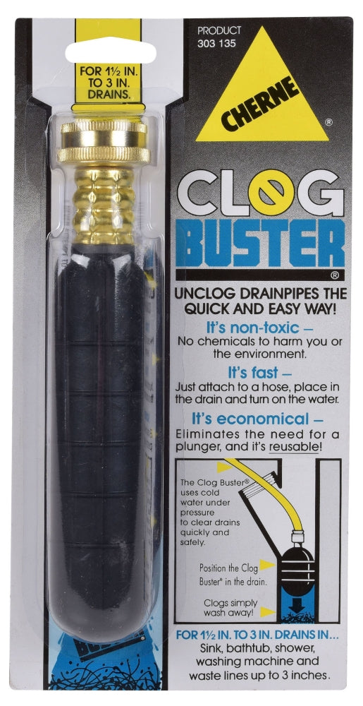CHERNE Cherne 303135 Clog Buster 1-1/2 to 3 in. Drain Flusher