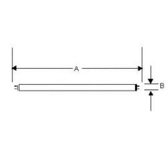 LEDVANCE F20T12/D/22083 Fluorescent Lamp 20 W (24 INCH) Replacement MPN