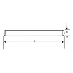 LEDVANCE LEDVANCE F72T12/CW/27256 Sylvania 55 W 72 in Cool White Fluorescent Lamp