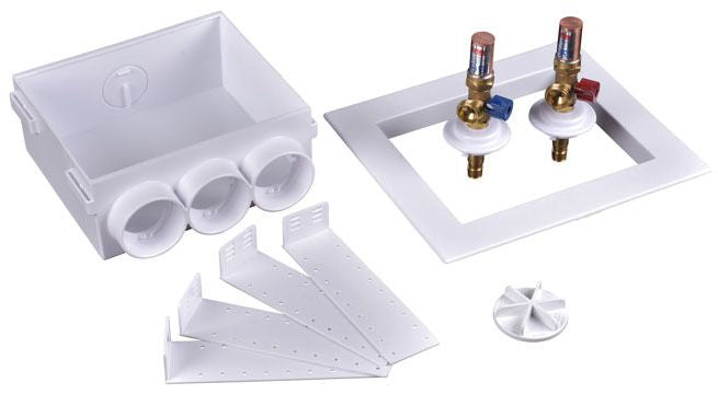 OATEY Oatey 38543 Washing Machine Outlet Box, 1/4 Turn, F1960 PEX, Standard Pack