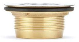 OATEY Oatey 42150 No Calk Brass Shower Base Drain with Stainless Steel Strainer 2 Inch