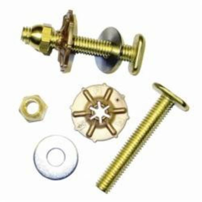 HERCULES Hercules 90905 Closet Bolt For Water Closet Base, Brass