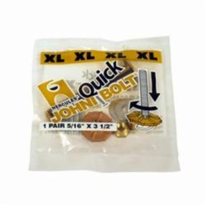 HERCULES Hercules 90907 Johni Quick Bolt Brass Snap Off Closet Bolt