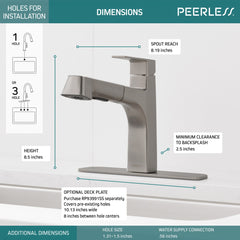 PEERLESS FAUCET P6919LF-SS KITCHEN FAUCETS