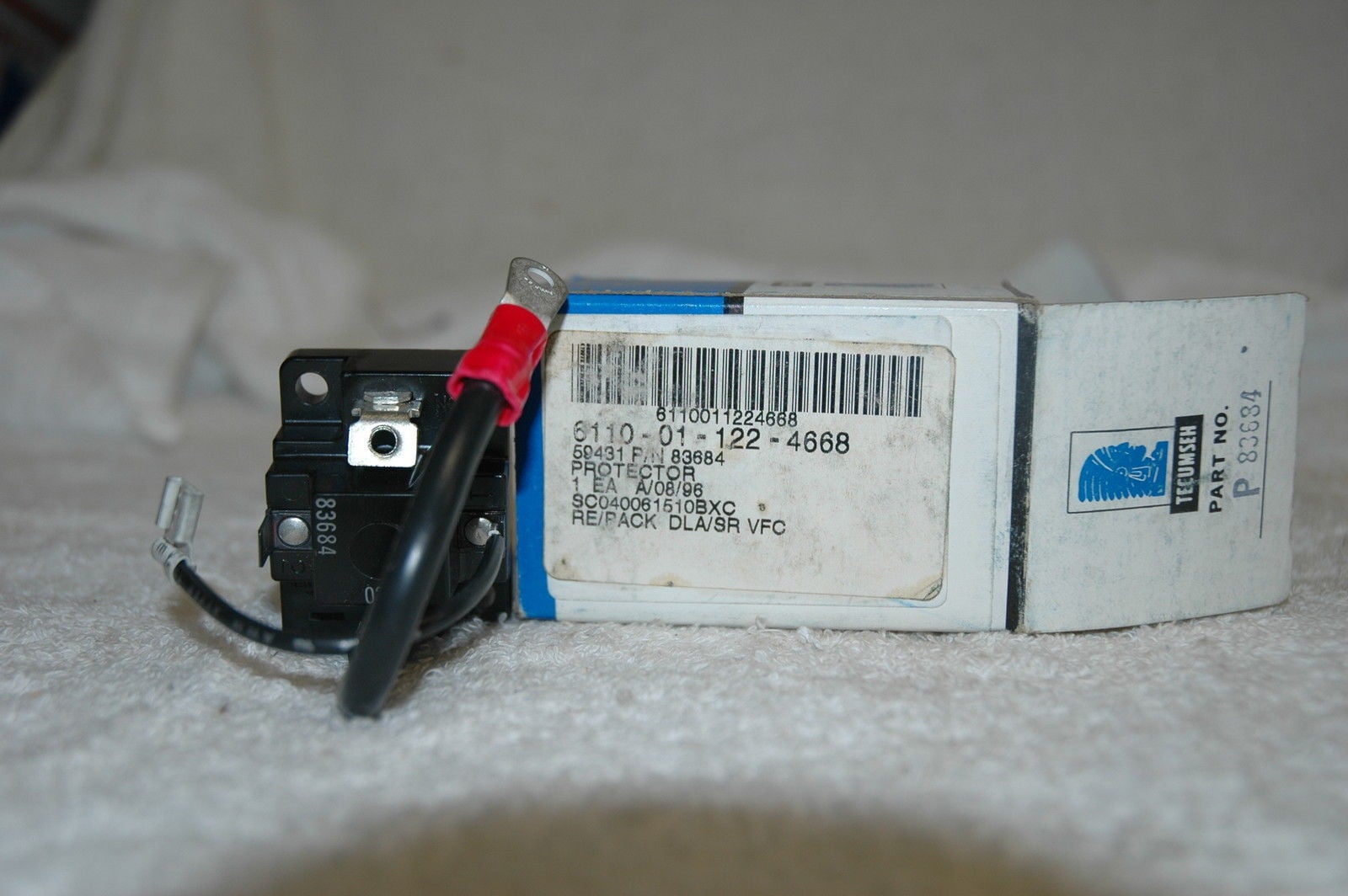 TECUMSEH Tecumseh p83684 Compressor Thermal Overload