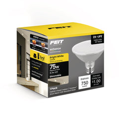 FEIT ELECTRIC Feit Electric PAR30SDM/930CA PAR30 LED Light Bulb Short Neck Dimmable 8.3W (3.7 x 3.7 x 3.6 inches) PAR30SDM/930CA