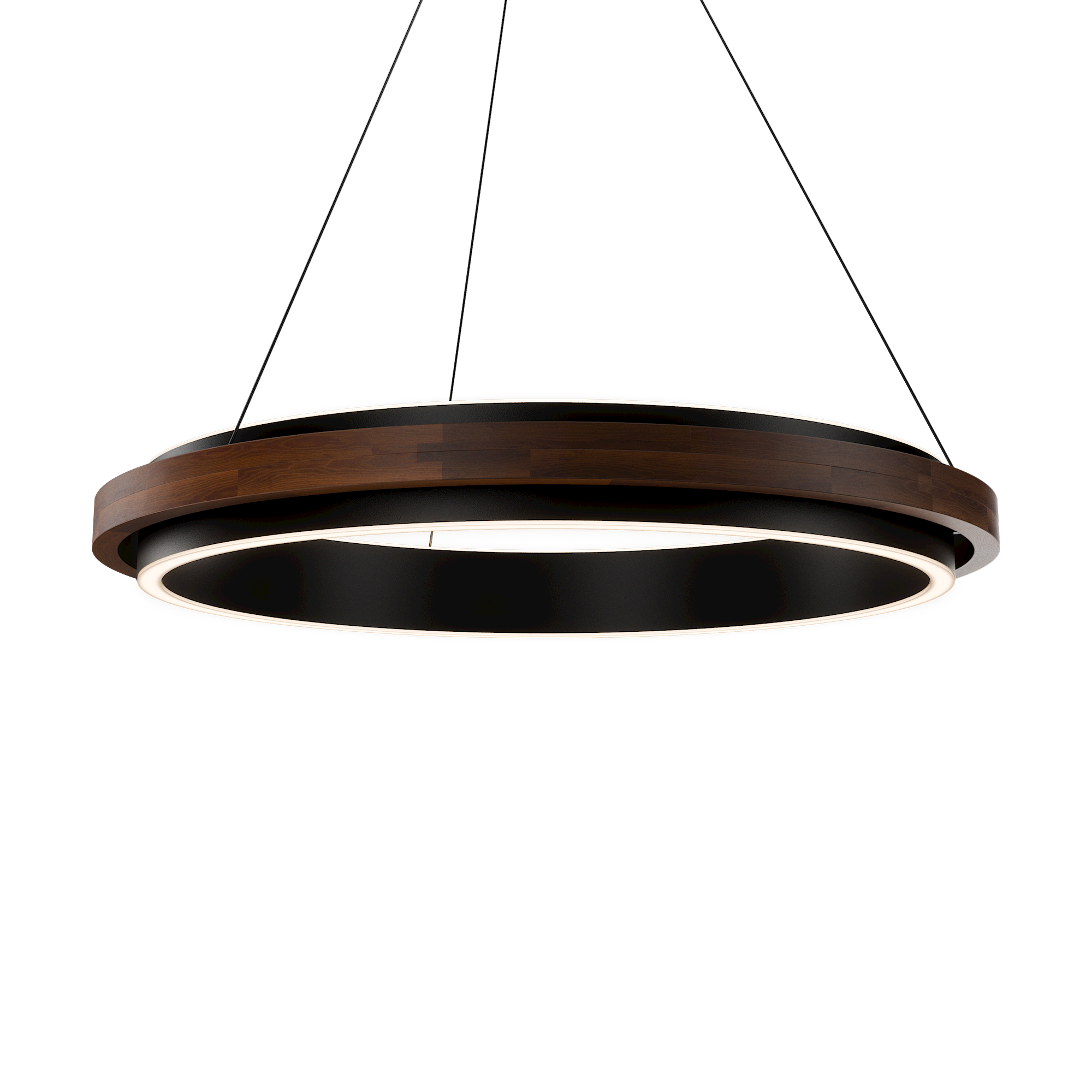 MODERN FORMS Modern Forms PD-88536-BK-DW Delaney Pendant 27.8 W (36 in) PD-88536-BK-DW
