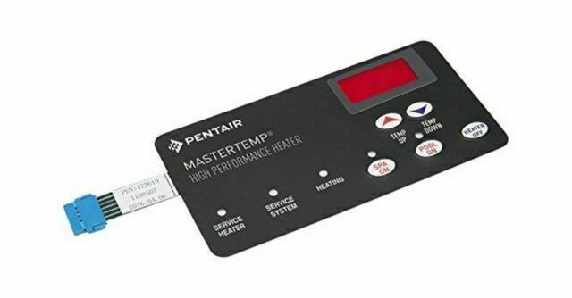 PENTAIR Pentair 472610Z Switch Membrane Pad Replacement MasterTemp Pool and Spa Heater Electrical System