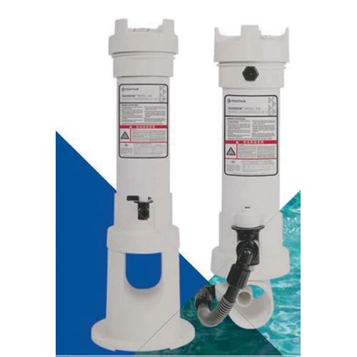 PENTAIR Pentair R171218 Rainbow 320C Automatic In-Line Chlorine Bromine Feeder For Pool And Spa - Amber Body