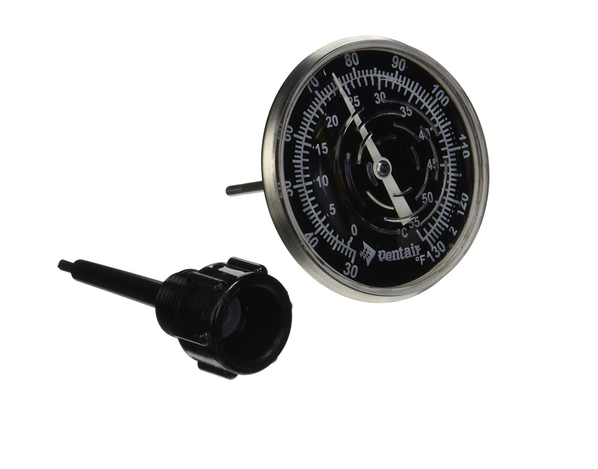 PENTAIR Pentair SL1DW Inline Thermometer 30-130 F with Nylon Well