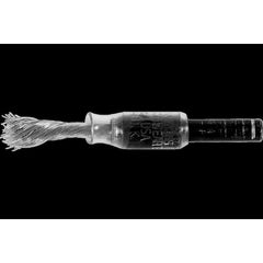 Pferd 83283 Singletwist Knot End Brush 1/4 In Dia Stainless Steel Wire 0.006 In 20000 RPM
