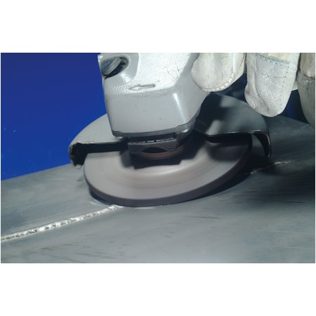 PFERD Pferd 61301 Type 27 SG Depressed Center Grinding Wheel 4-1/2 in Diameter 1/4 in Thickness 7/8 Arbor 24 Grit