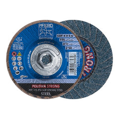 Pferd 62952 POLIFAN Flap Disc 50 Grit 4-1/2 inch Dia Type 29 13300 RPM