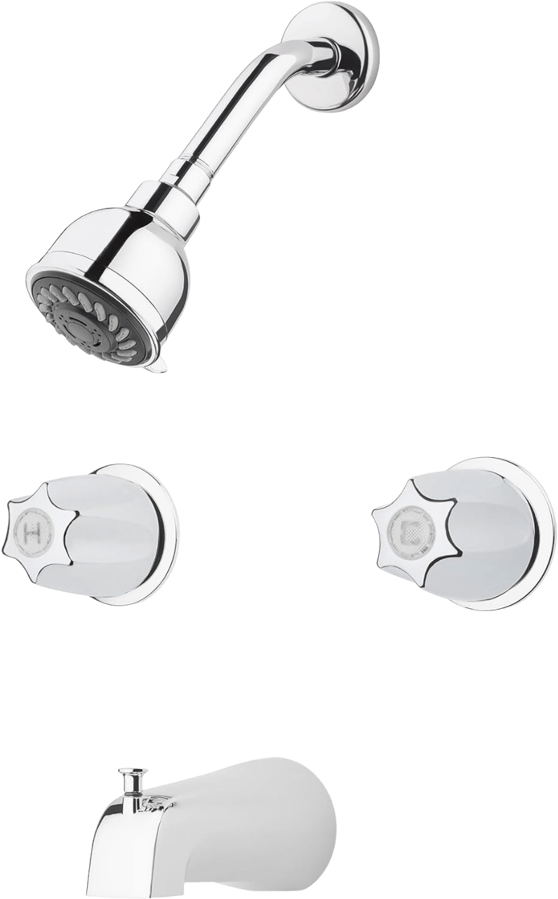 PFISTER Pfister LG03-6120 Pfirst Series Two Handle Multi Function Bathtub & Shower Faucet in Polished Chrome