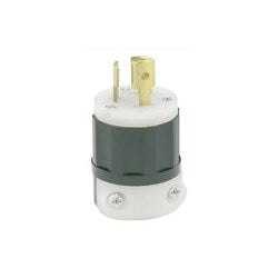 LEVITON Leviton 4770-C 15 Amp 277 Volt NEMA L7-15P Locking Plug 2 Pole 3 Wire