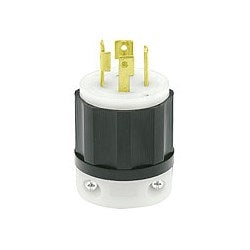 LEVITON Leviton 2721 30 Amp 250 Volt 3-phase NEMA L15-30P 3P 4W Locking Plug Industrial Grade