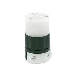 LEVITON Leviton 4729-C Locking Connector 15 Amp 125 Volt 2-Pole 3-Wire NEMA L5-15R