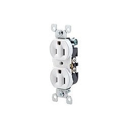 LEVITON Leviton 5320-TCP Duplex Receptacle 15A 125V