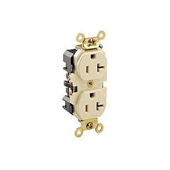 Leviton 5362-I 20 Amp 125 Volt Straight Blade Industrial Grade Self Grounding Duplex Receptacle