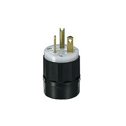 LEVITON Leviton 5466-C 20 Amp 250 Volt Plug Straight Blade Industrial Grade Grounding