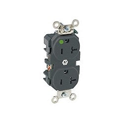 LEVITON Leviton 8300-HI 20 Amp 125 Volt Heavy Duty Hospital Grade Duplex Receptacle Straight Blade Replacement MPN
