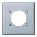LEVITON Leviton 84026 2-Gang Flush Mount 2.15 Diameter Device Receptacle Wallplate Standard Size 84026