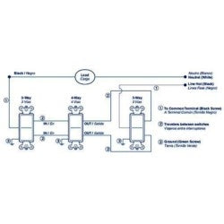LEVITON 5604-2W RELAYS & SWITCHES