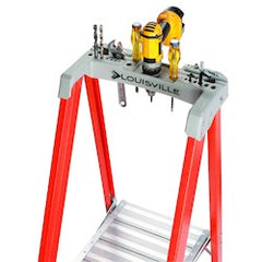 Louisville Ladder FXP1704 4-Foot Fiberglass Pinnacle Pro Platform Ladder 300-Pound Load Capacity
