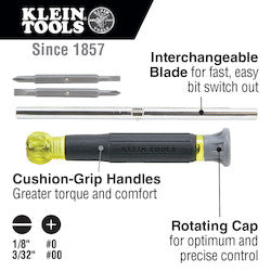KLEIN TOOLS Klein 32581 4-in-1 Electronics Screwdriver