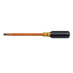 KLEIN TOOLS Klein Tools 602-8-INS Insulated Screwdriver, 3/8-Inch Cabinet, 8-Inch