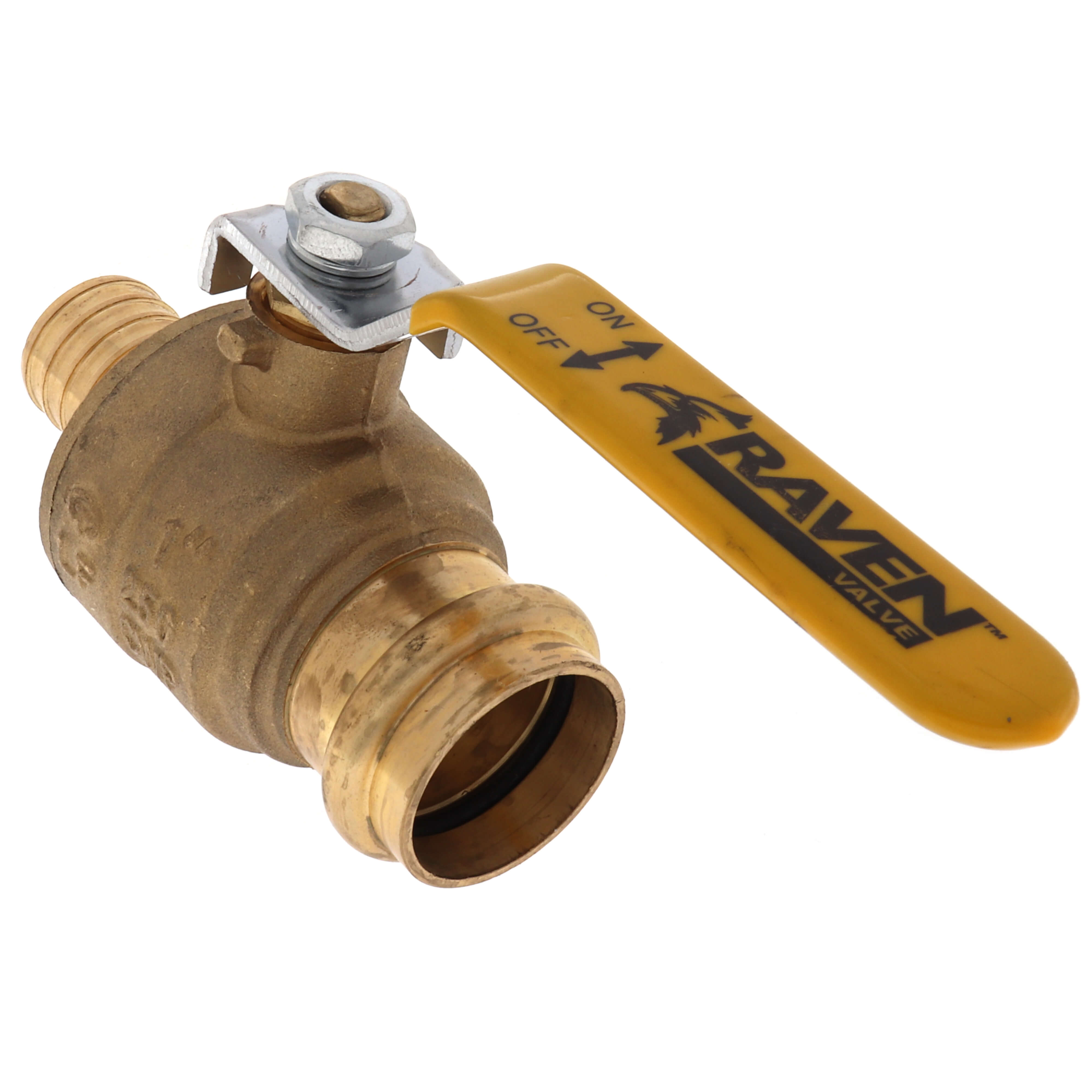 EVERFLOW Everflow PRBL-001-NL | 1 F1807 PEX X 1 PRESS Ball Valve with Lever Handle Lead Free | PRBL-001-NL
