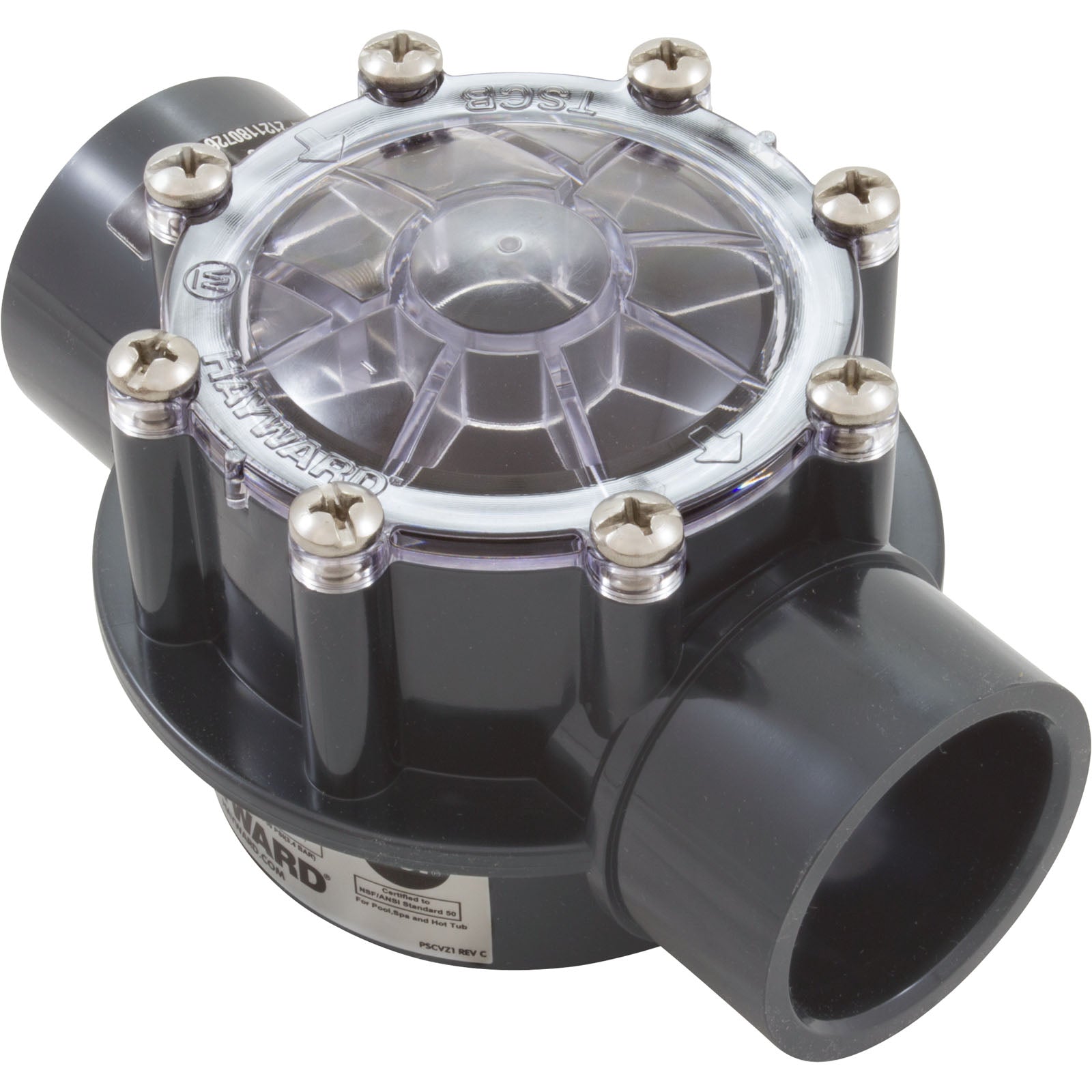 HAYWARD Hayward PSCV2SDGR PVC Check Valve 1.5 x 2