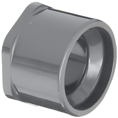 Charlotte Pipe and Foundry 837-212 1-1/2 inch x 1-1/4 inch SCH 80 PVC Flush Reducer Bushing