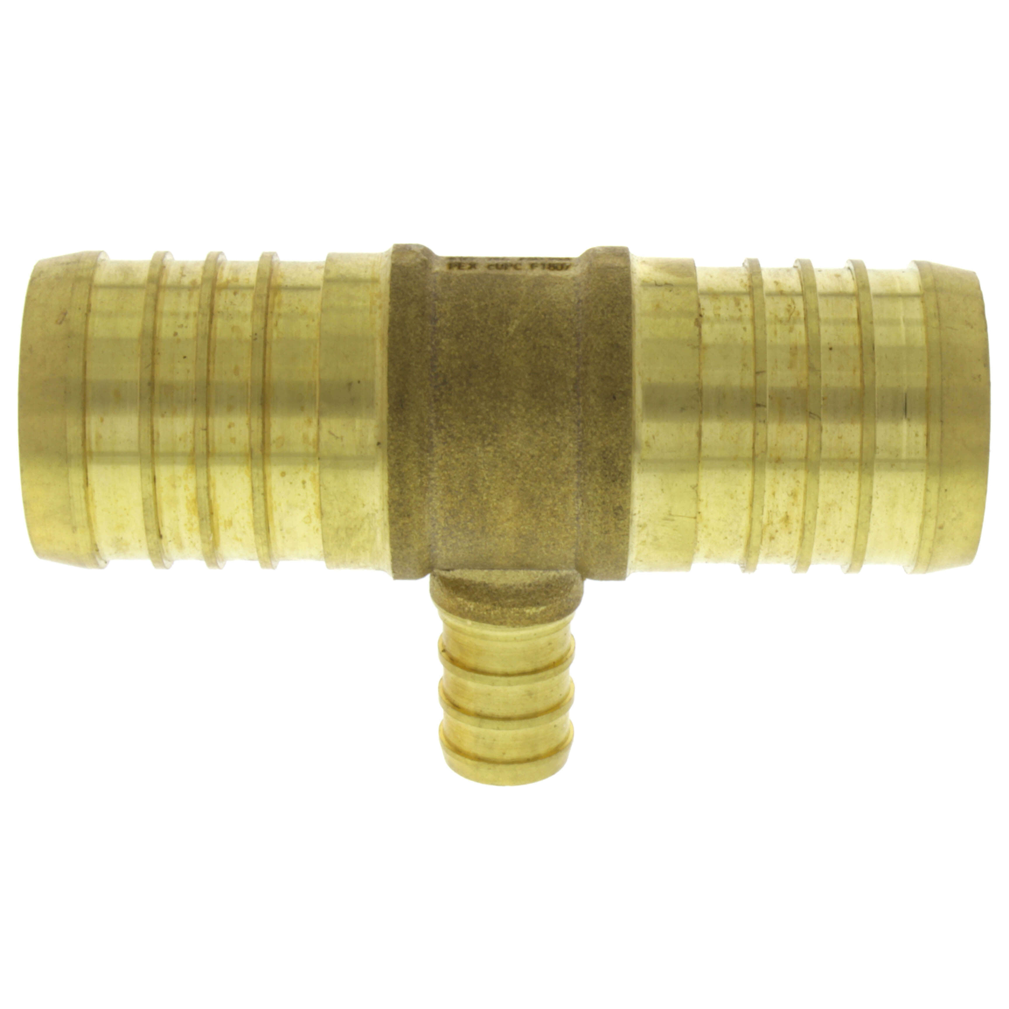 EVERFLOW Everflow PXRT1401-NL | 1-1/4 PEX x 1-1/4 PEX x 1/2 Brass Tee Lead Free