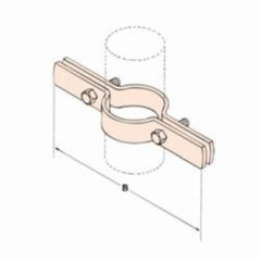 PHD MANUFACTURING Phd Manufacturing 552 0075CP Fig 552 3/4 in. Riser Clamp (3/4 in.)
