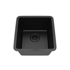 DAKOTA Dakota Plumbing Products GSE-QC1618-BK Quartz Composite Bar Sink