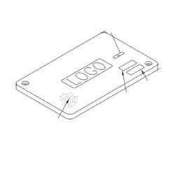HUBBELL Hubbell PC1118CA0017 QUA Electric LKG Cover 1-Piece Tier-8 Standard Underground Cover