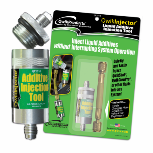 QWIK PRODUCTS Qwik Products QT2510 Liquid Injector 0.5 oz Aluminum 800 psig R-410A