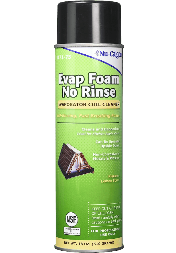 RHEEM Rheem Parts 4171-75 Nu-Calgon Evap Foam No Rinse Coil Cleaner 18 oz Aerosol Can 4171-75