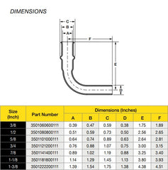 RLS Rls 3501101000111 90 deg Street Elbow 5/8 in Press x 5/8 in Male C
