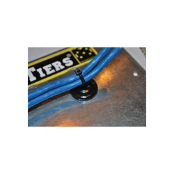 RACK-A-TIERS Rack-A-Tiers RM115BK RACKATIE 15 LB MAGNETIC CABLE TIE MOUNT BLACK - 10 PACK