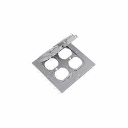ABB ABB 2CCD RED 2G RT DPLX RCPT CVR Weatherproof Electric Box Cover