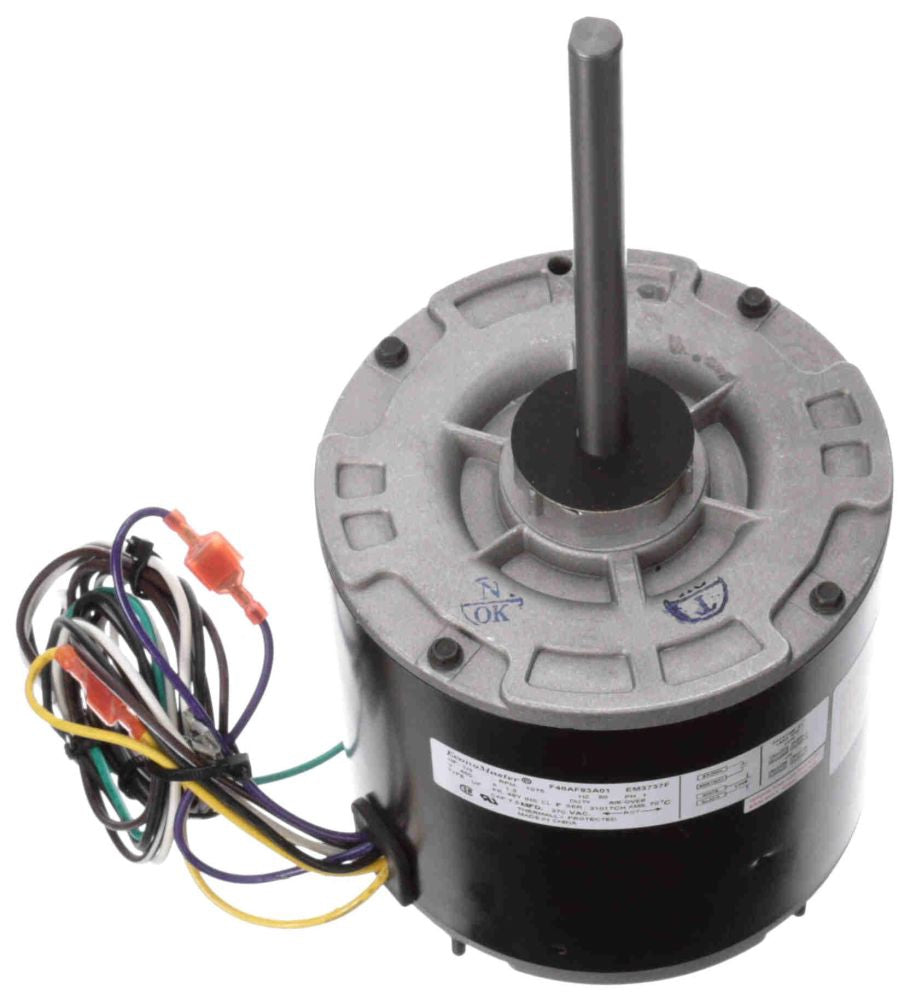 CENTURY MOTORS Century EM3469F Condenser Fan Motor 1/3 HP 208-230 VAC 825 RPM 2-Speed