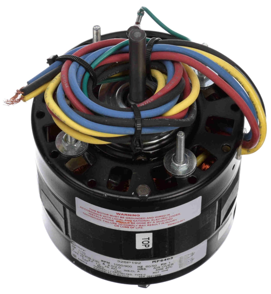 CENTURY MOTORS Regal Rexnord RF6403 Refrigeration Motor 1/10 HP 115/208-230 VAC 50/60 Hz 42Y