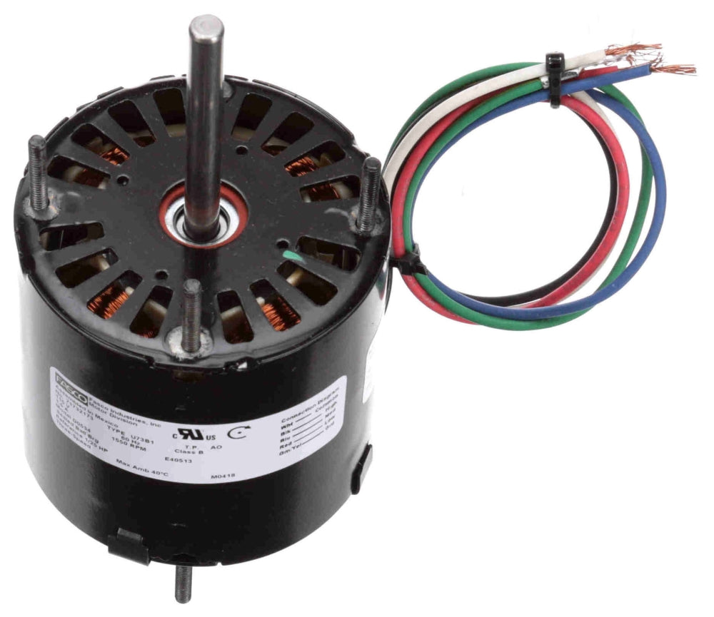 GENTEQ MOTORS Fasco D0534 Ventilation Motor 115V 1/25 HP 1550 RPM