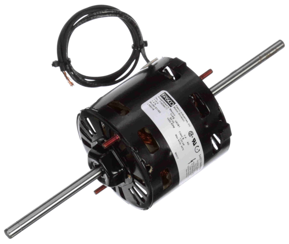 GENTEQ MOTORS Fasco D1165 OEM Replacement Motor 1/20HP 1550RPM 115V