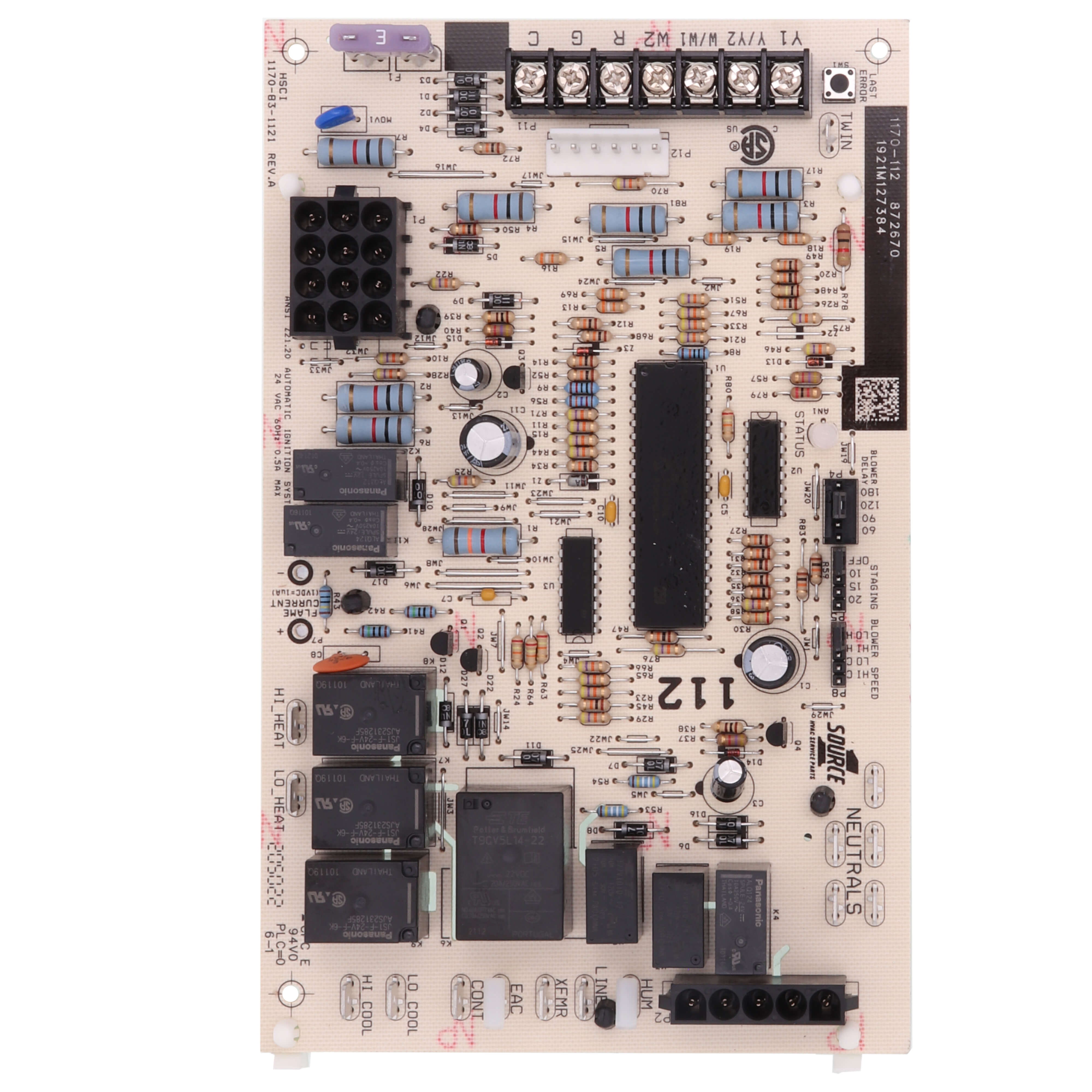 YORK York S1-33103009000 2 Stage Control Board for TM9T Series 96 Percent Furnace