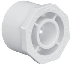 Spears 437-131 PVC Pipe Fitting Bushing Schedule 40 White 1 Spigot x 3/4 Socket