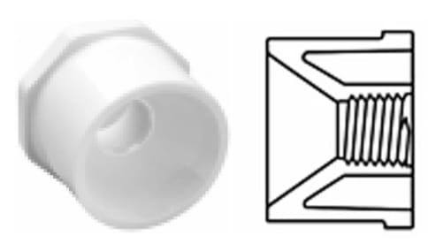 SPEARS Spears 438-210 1-1/2x3/4 PVC Reducing Bushing SpigotxFPT SCH40