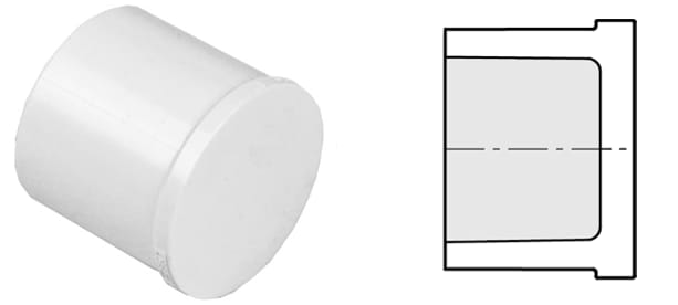 SPEARS Spears 449-015 Plug Spigot Schedule 40 1-1/2